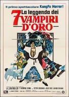 The Legend of the 7 Golden Vampires - Italian Movie Poster (xs thumbnail)