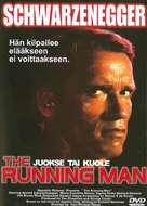 The Running Man - Finnish DVD movie cover (xs thumbnail)