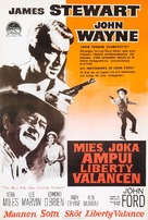 The Man Who Shot Liberty Valance - Finnish Movie Poster (xs thumbnail)