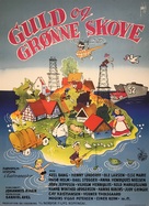 Guld og gr&oslash;nne skove - Danish Movie Poster (xs thumbnail)