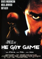 He Got Game - French Movie Poster (xs thumbnail)