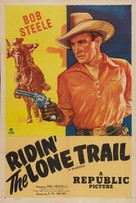 Ridin&#039; the Lone Trail - Re-release movie poster (xs thumbnail)