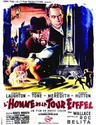 The Man on the Eiffel Tower - French Movie Poster (xs thumbnail)
