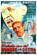 El extra&ntilde;o caso del hombre y la bestia - Argentinian Movie Poster (xs thumbnail)