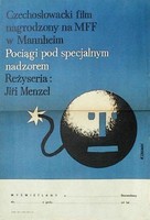 Ostre sledovan&eacute; vlaky - Polish Movie Poster (xs thumbnail)
