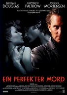 A Perfect Murder - German Movie Poster (xs thumbnail)