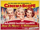 How to Marry a Millionaire - British Movie Poster (xs thumbnail)