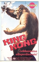 King Kong - Finnish VHS movie cover (xs thumbnail)