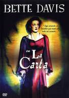 The Letter - Spanish DVD movie cover (xs thumbnail)