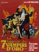 The Legend of the 7 Golden Vampires - Italian Movie Cover (xs thumbnail)