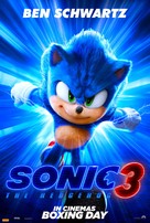 Sonic the Hedgehog 3 - Australian Movie Poster (xs thumbnail)