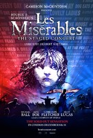 Les Mis&eacute;rables: The Staged Concert - British Movie Poster (xs thumbnail)