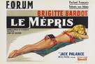 Le m&eacute;pris - Belgian Movie Poster (xs thumbnail)