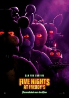 Five Nights at Freddy&#039;s - German Movie Poster (xs thumbnail)