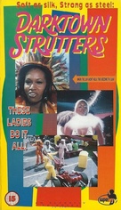 Darktown Strutters - British VHS movie cover (xs thumbnail)