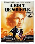 Breathless - French Movie Poster (xs thumbnail)