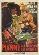 Flame of Barbary Coast - Italian Movie Poster (xs thumbnail)