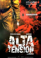 Haute tension - Spanish DVD movie cover (xs thumbnail)