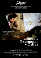 4 luni, 3 saptamini si 2 zile - Mexican Movie Poster (xs thumbnail)