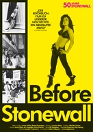 Before Stonewall - German Movie Poster (xs thumbnail)