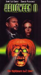 Halloween II - VHS movie cover (xs thumbnail)