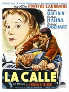La strada - Spanish Movie Poster (xs thumbnail)