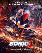 Sonic the Hedgehog 3 - French Movie Poster (xs thumbnail)