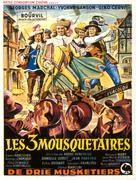 Les trois mousquetaires - Belgian Movie Poster (xs thumbnail)