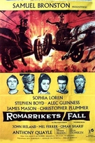 The Fall of the Roman Empire - Swedish Movie Poster (xs thumbnail)