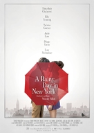 A Rainy Day in New York - German Movie Poster (xs thumbnail)