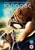 10,000 BC - British DVD movie cover (xs thumbnail)