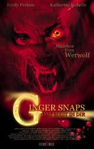 Ginger Snaps - German Movie Poster (xs thumbnail)