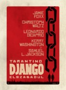 Django Unchained - Hungarian Movie Poster (xs thumbnail)
