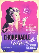 L&#039;honorable Catherine - French Movie Poster (xs thumbnail)