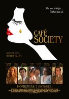 Caf&eacute; Society - Swedish Movie Poster (xs thumbnail)