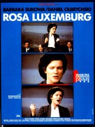 Rosa Luxemburg - French Movie Poster (xs thumbnail)