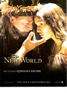 The New World - For your consideration movie poster (xs thumbnail)