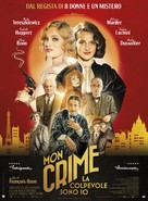 Mon crime - Italian Movie Poster (xs thumbnail)