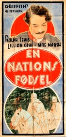 The Birth of a Nation - Danish Movie Poster (xs thumbnail)