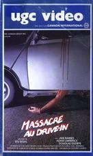 Drive in Massacre - French VHS movie cover (xs thumbnail)
