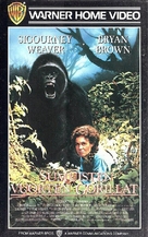 Gorillas in the Mist: The Story of Dian Fossey - Finnish VHS movie cover (xs thumbnail)