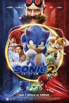 Sonic the Hedgehog 2 - Italian Movie Poster (xs thumbnail)