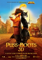 Puss in Boots - Dutch Movie Poster (xs thumbnail)
