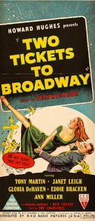 Two Tickets to Broadway - Australian Movie Poster (xs thumbnail)