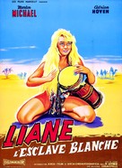 Liane, die wei&szlig;e Sklavin - French Movie Poster (xs thumbnail)