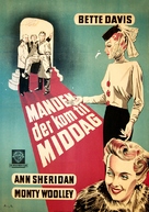 The Man Who Came to Dinner - Danish Movie Poster (xs thumbnail)