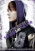 Justin Bieber: Never Say Never - DVD movie cover (xs thumbnail)