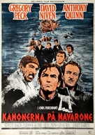 The Guns of Navarone - Swedish Movie Poster (xs thumbnail)