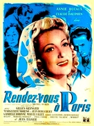 Rendez-vous &agrave; Paris - French Movie Poster (xs thumbnail)