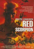 Red Scorpion - German Movie Poster (xs thumbnail)